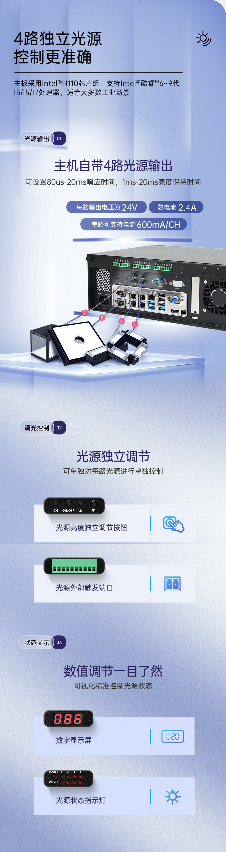 工業(yè)視覺控制器,機(jī)器視覺工控機(jī) 工業(yè)視覺控制器,機(jī)器視覺工控機(jī)