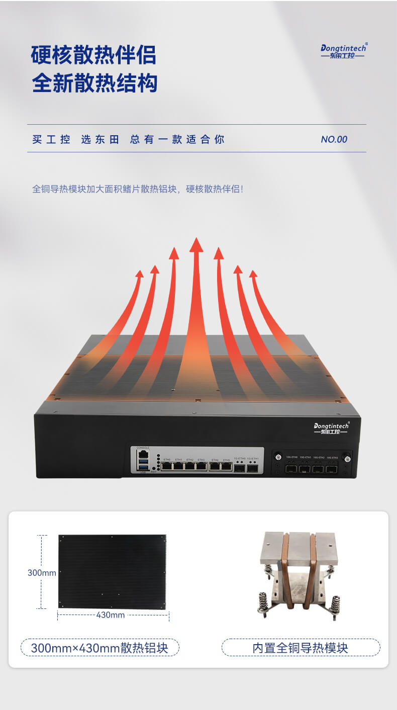 網(wǎng)絡(luò)安全工控機(jī)，多網(wǎng)口工業(yè)電腦