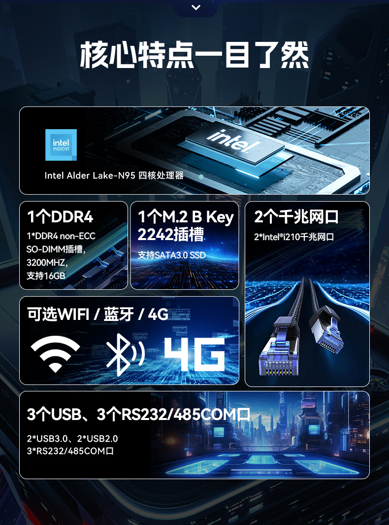 小型低功耗嵌入式工控機(jī),工業(yè)級(jí)迷你主機(jī)推薦,DTB-3069-N95.jpg 小型低功耗嵌入式工控機(jī),工業(yè)級(jí)迷你主機(jī)推薦,DTB-3069-N95.jpg