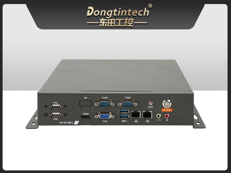 國產(chǎn)輕薄桌面式工控機,海光3350雙網(wǎng)口工業(yè)主機,DT-2104S-M3350MC